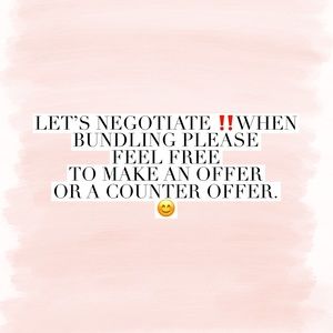 Let’s NEGOTIATE ‼️